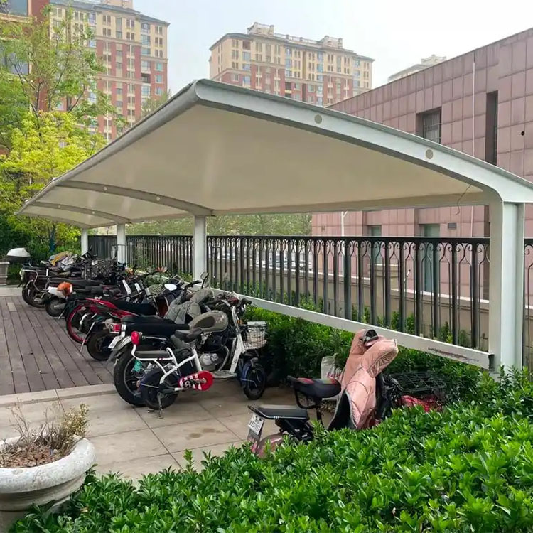 中江县膜结构电动车棚